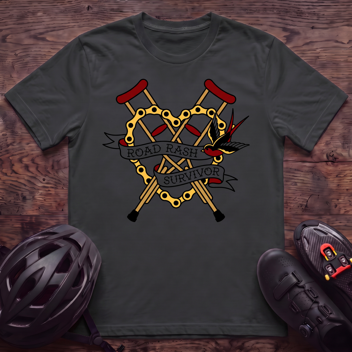 Road Rash Survivor T‑Shirt