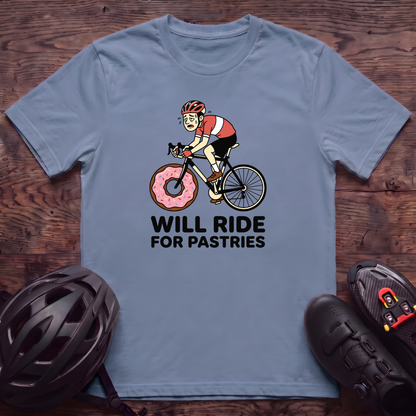 Will Ride For Pastries T‑Shirt