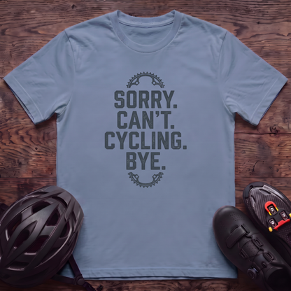 Sorry Can't Cycling T‑Shirt