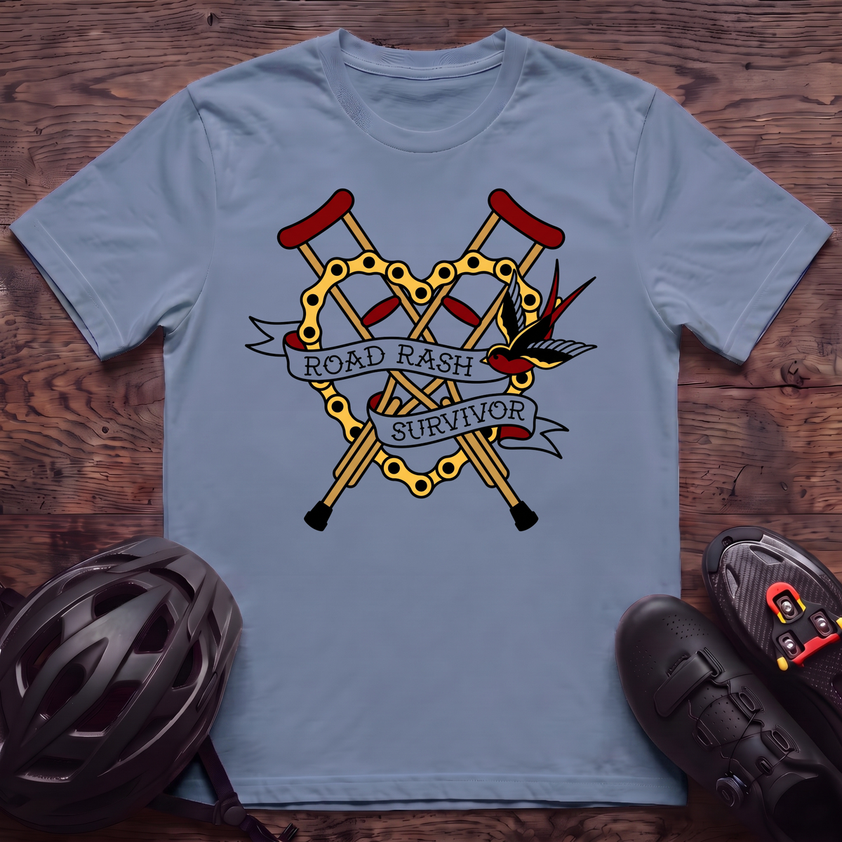 Road Rash Survivor T‑Shirt