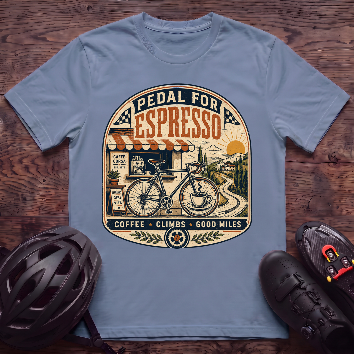Pedal For Espresso T‑Shirt