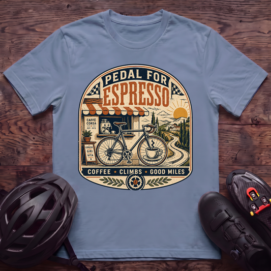 Pedal For Espresso T‑Shirt
