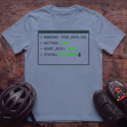 Running Ride Data T‑Shirt