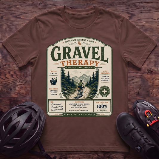 Gravel Therapy  T‑Shirt