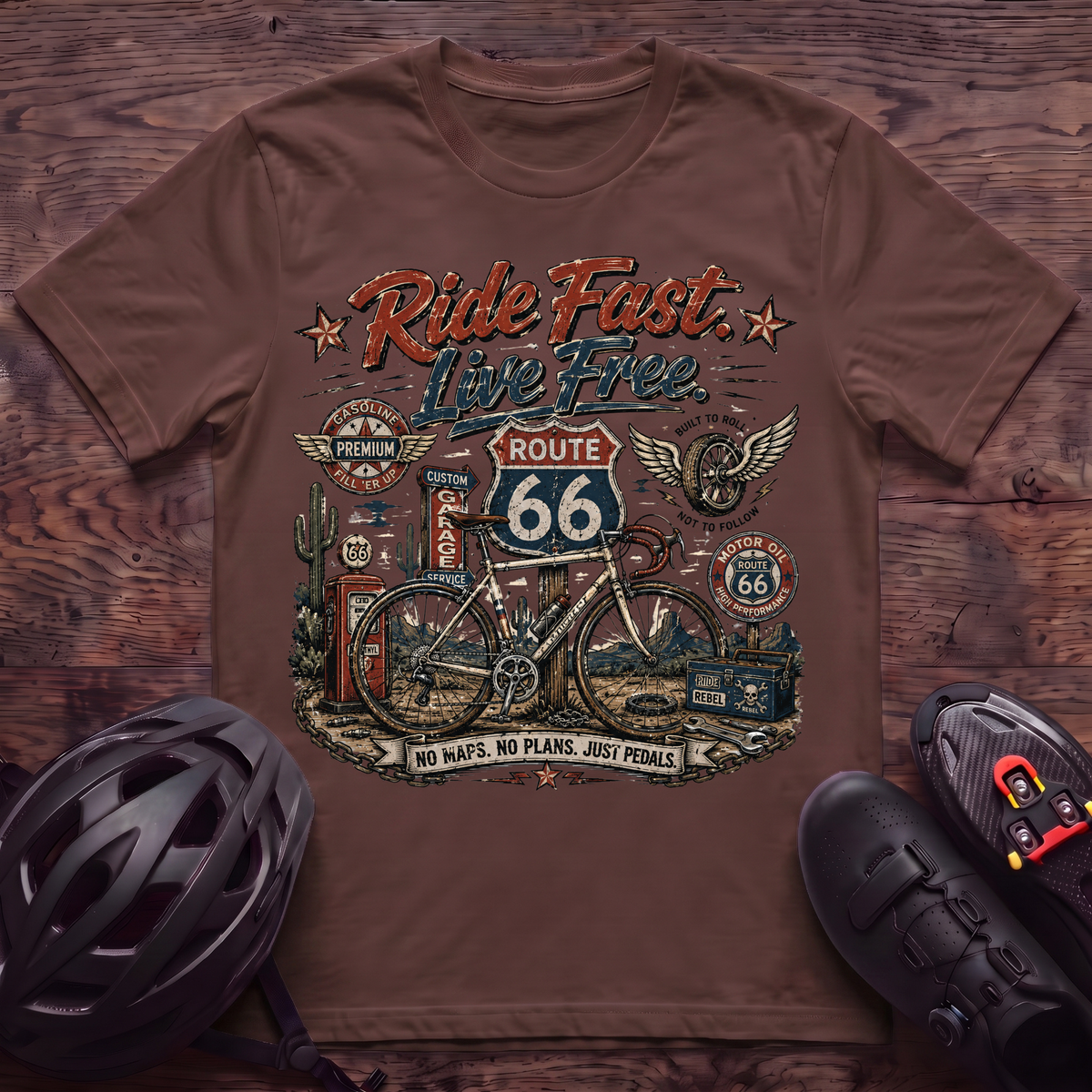 Ride Fast Live Free T‑Shirt