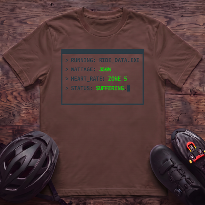 Running Ride Data T‑Shirt