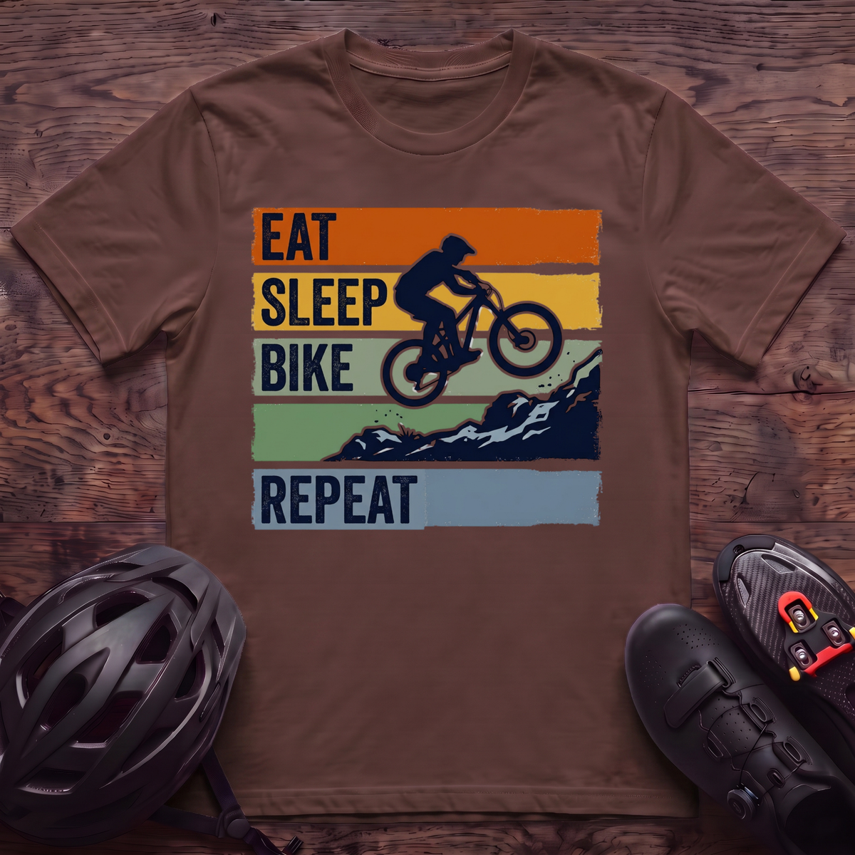 Eat Sleep Bike Repeat T‑Shirt