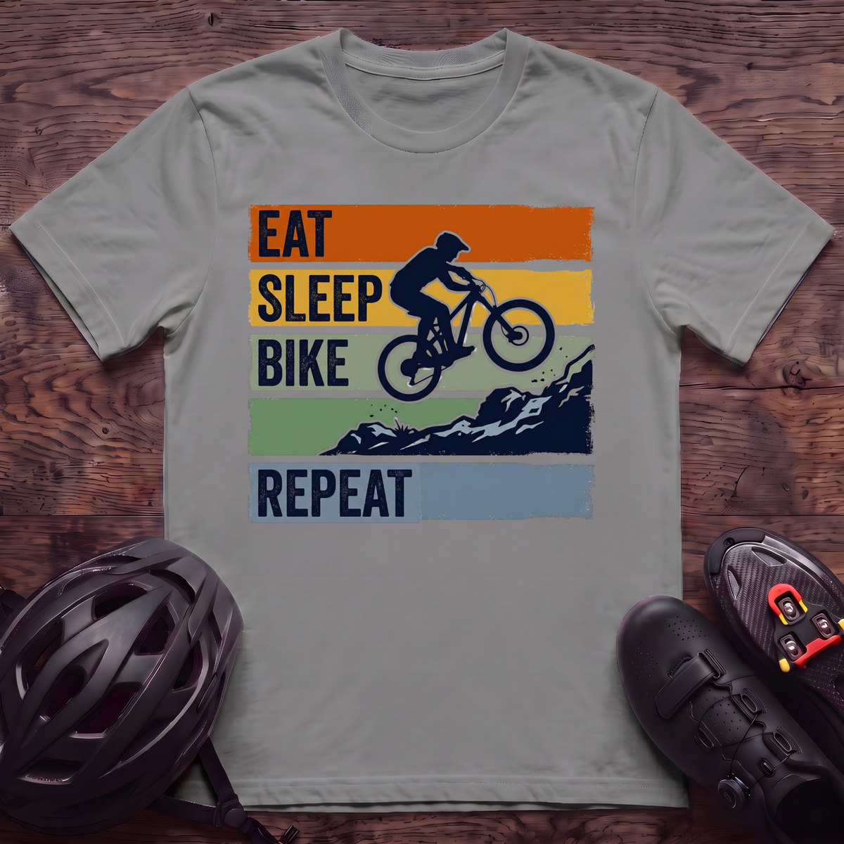 Eat Sleep Bike Repeat T‑Shirt