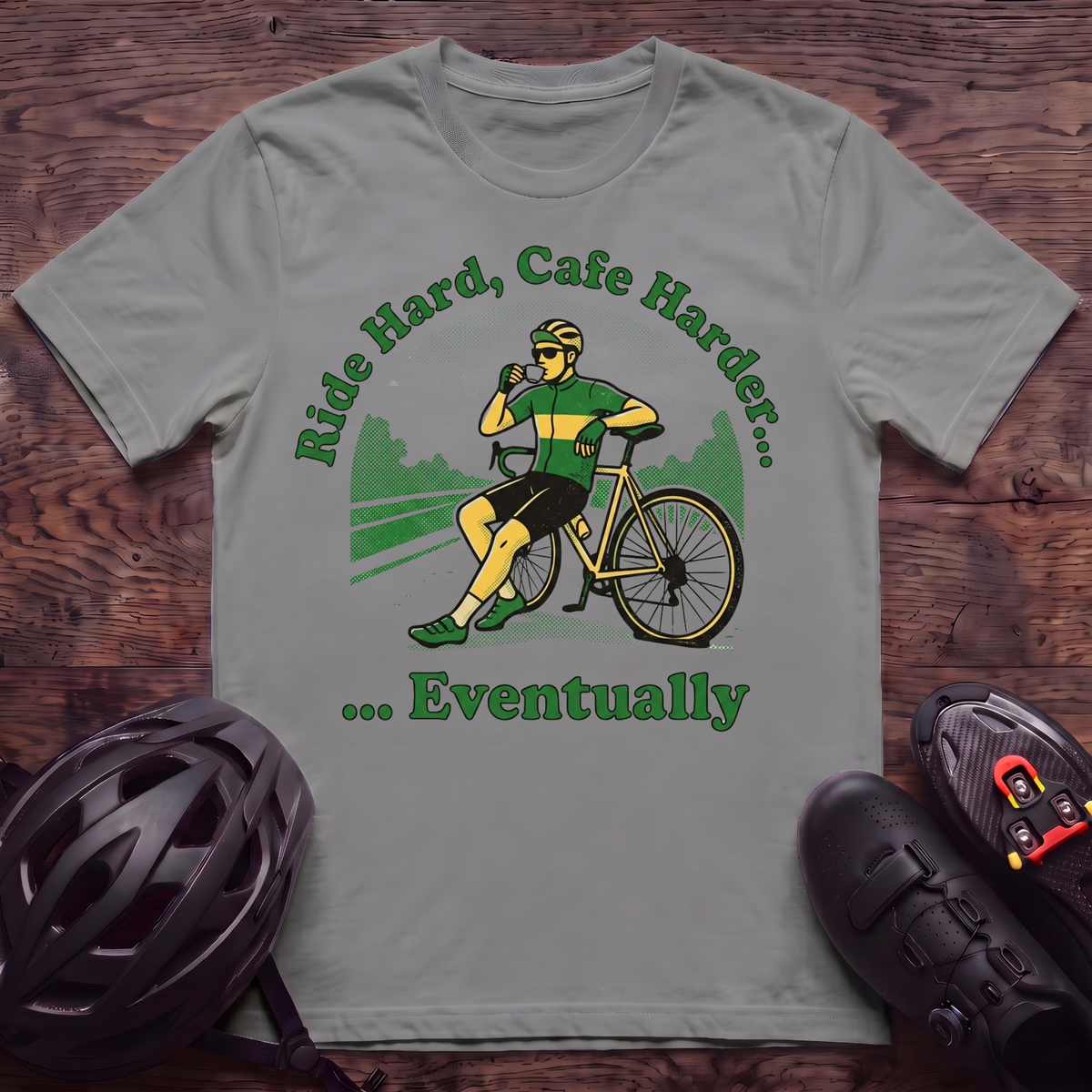 Ride Hard Cafe Harder T‑Shirt