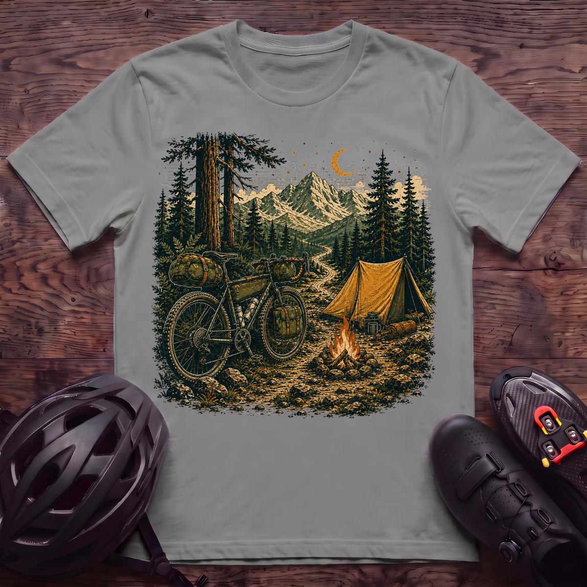 Bikepacking Campsite T‑Shirt
