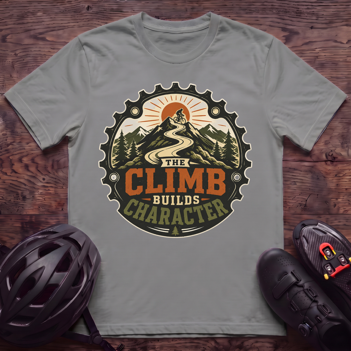 The Climb Builds Character T‑Shirt