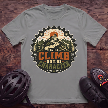 The Climb Builds Character T‑Shirt