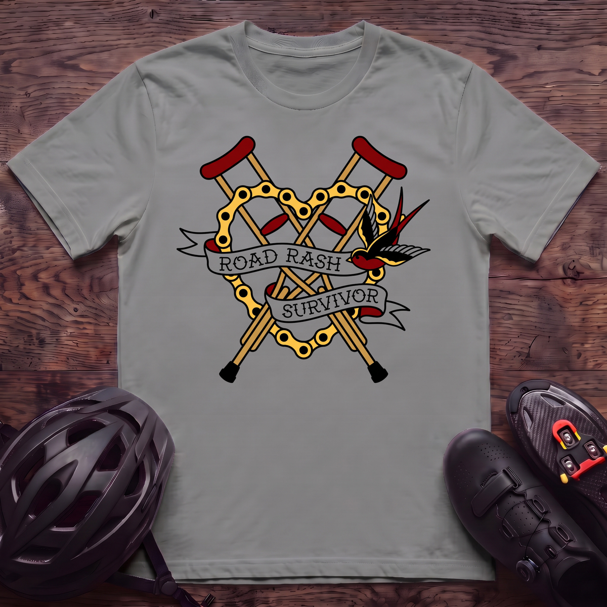 Road Rash Survivor T‑Shirt