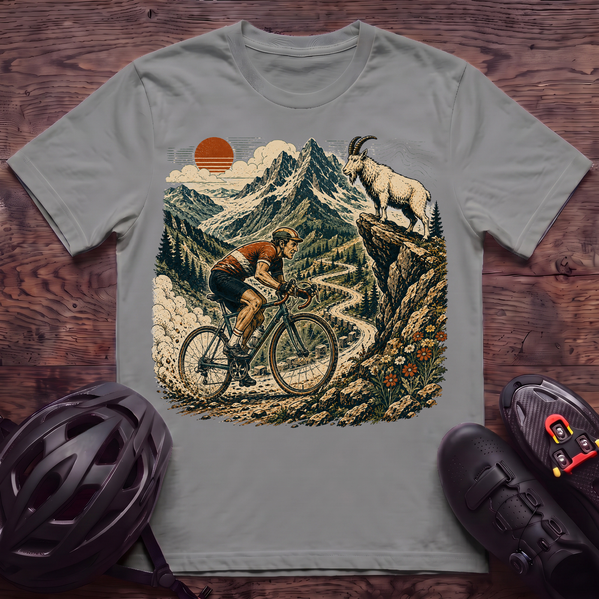 Cycling Goat T‑Shirt
