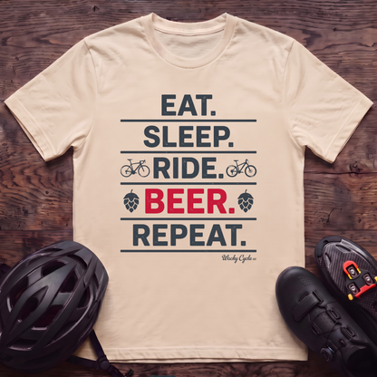 Ride Beer Repeat T‑Shirt