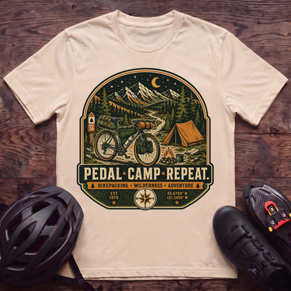 Pedal Camp Repeat T‑Shirt