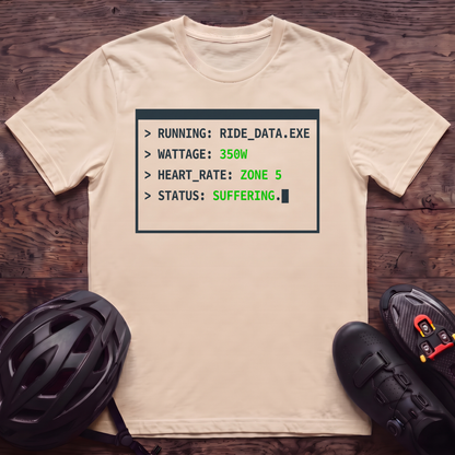 Running Ride Data T‑Shirt