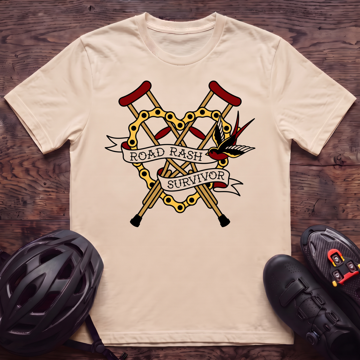 Road Rash Survivor T‑Shirt
