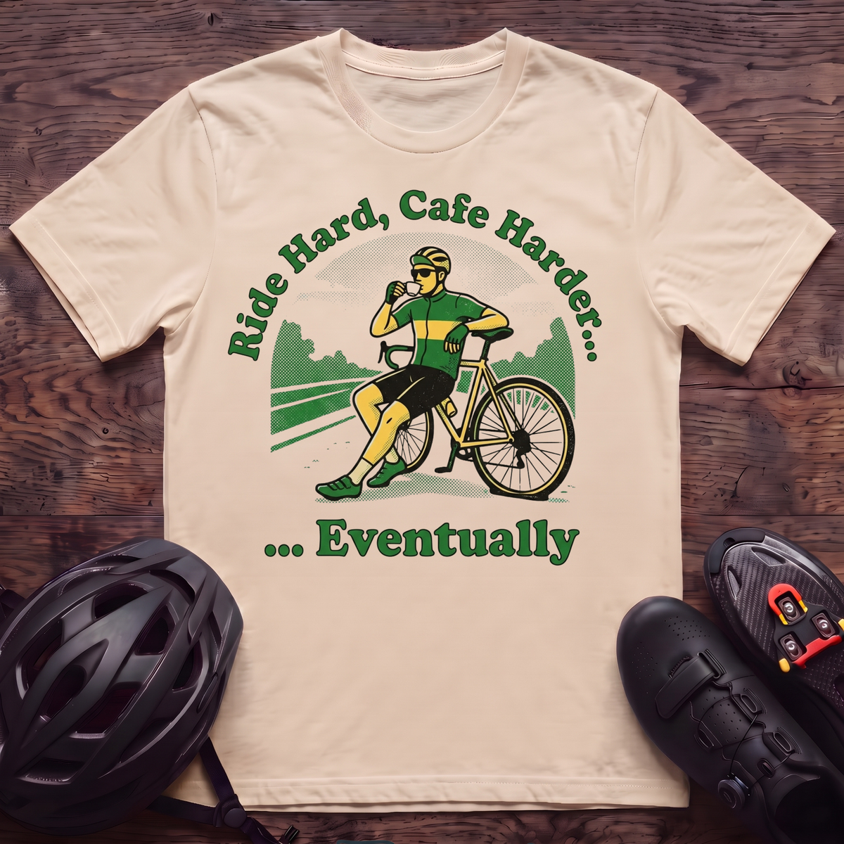 Ride Hard Cafe Harder T‑Shirt