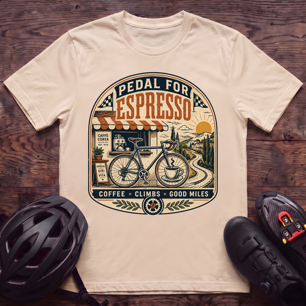 Pedal For Espresso T‑Shirt