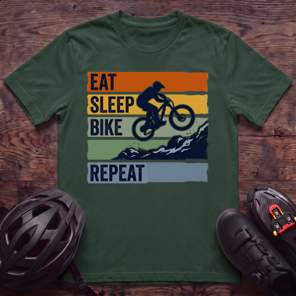 Eat Sleep Bike Repeat T‑Shirt