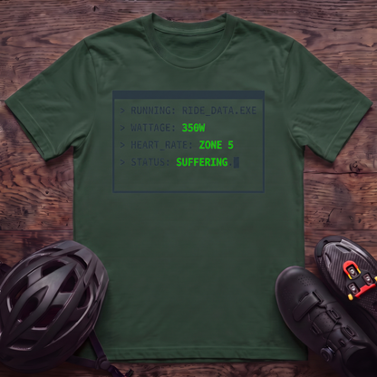 Running Ride Data T‑Shirt