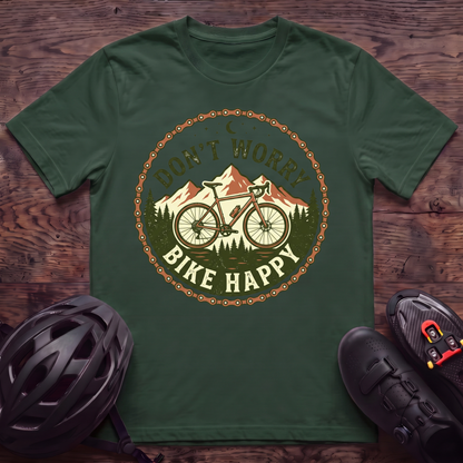 Don't Worry Bike Happy T‑Shirt