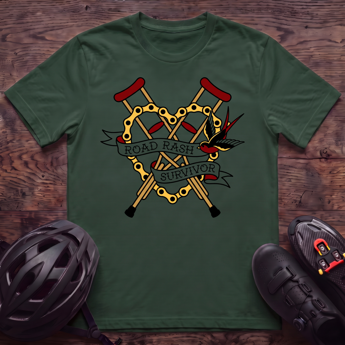 Road Rash Survivor T‑Shirt