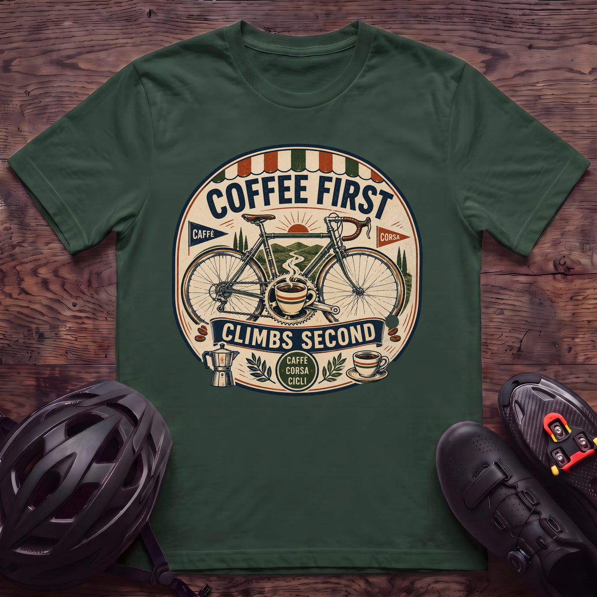 Coffee First T‑Shirt