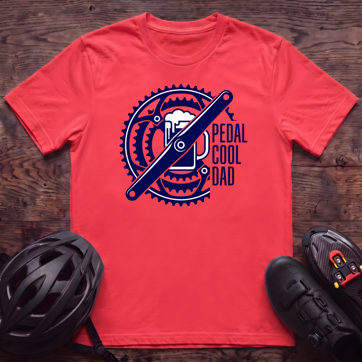 Pedal Cool Dad T‑Shirt