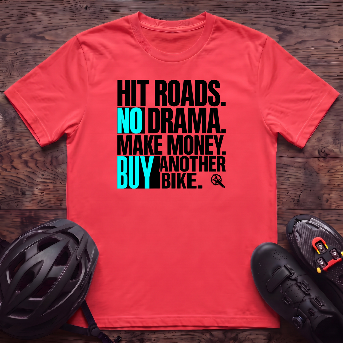 Hit Roads No Drama T‑Shirt