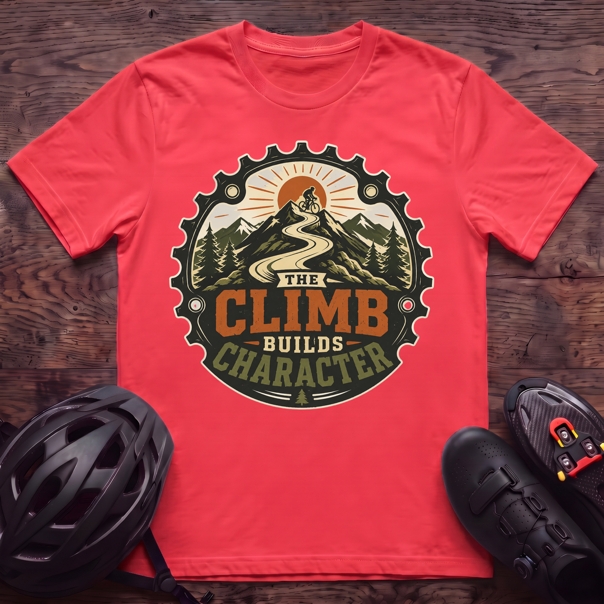 The Climb Builds Character T‑Shirt