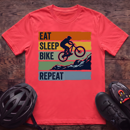 Eat Sleep Bike Repeat T‑Shirt