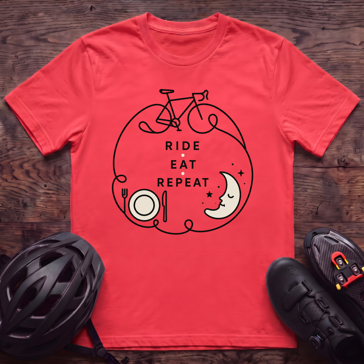 Ride Eat Repeat T‑Shirt