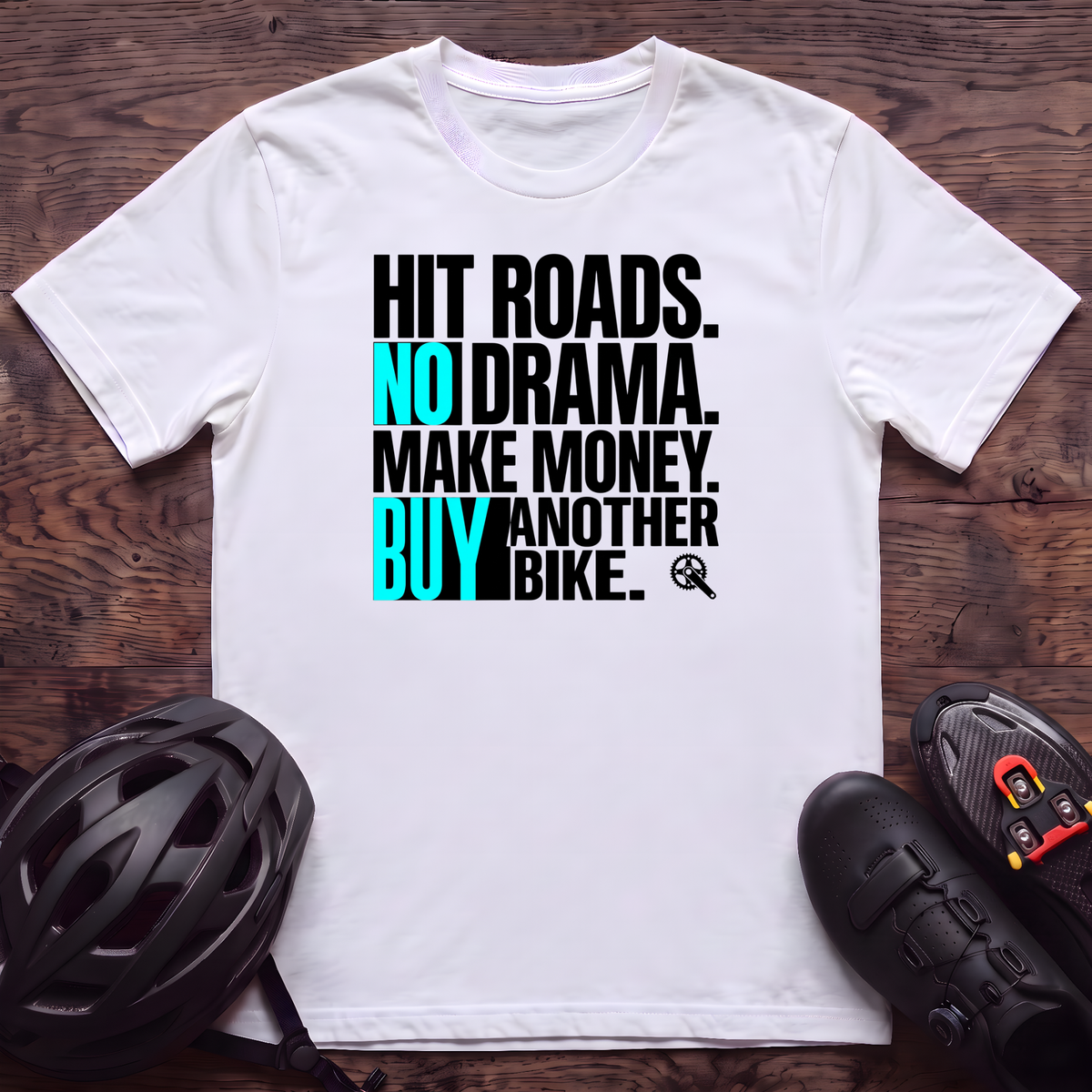 Hit Roads No Drama T‑Shirt