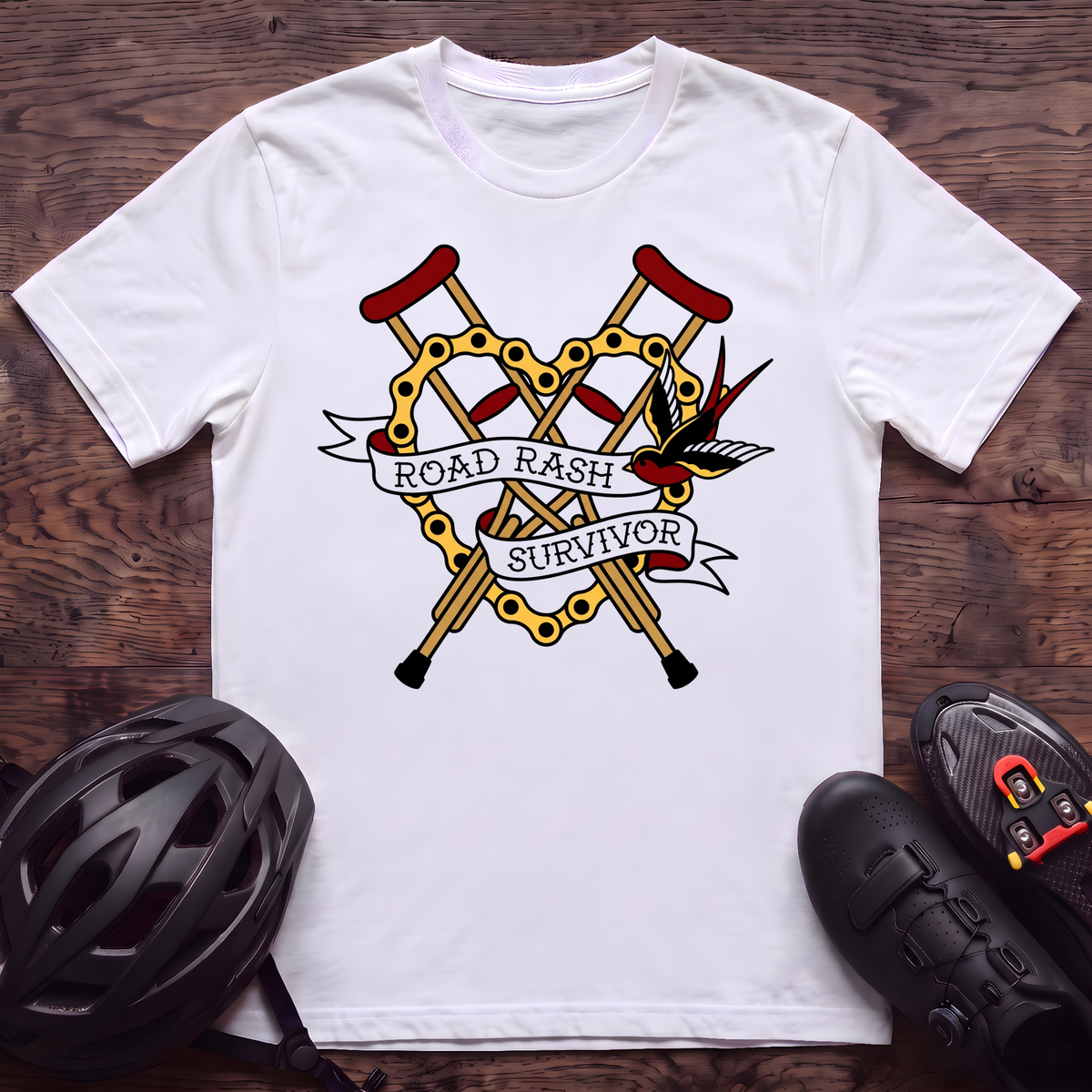 Road Rash Survivor T‑Shirt