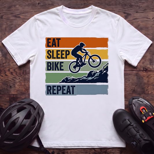 Eat Sleep Bike Repeat T‑Shirt