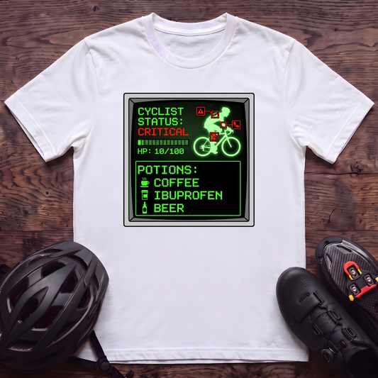 Cyclist Status Critical T‑Shirt
