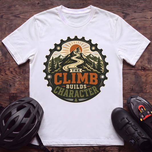 The Climb Builds Character T‑Shirt