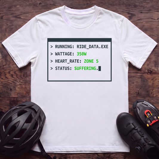 Running Ride Data T‑Shirt